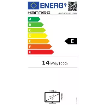 Hannspree HT225HPB kompiuterio monitorius 54,6 cm (21,5 colio) 1920 x 1080 pikselių Full HD LED liečiamas stalinis juodas