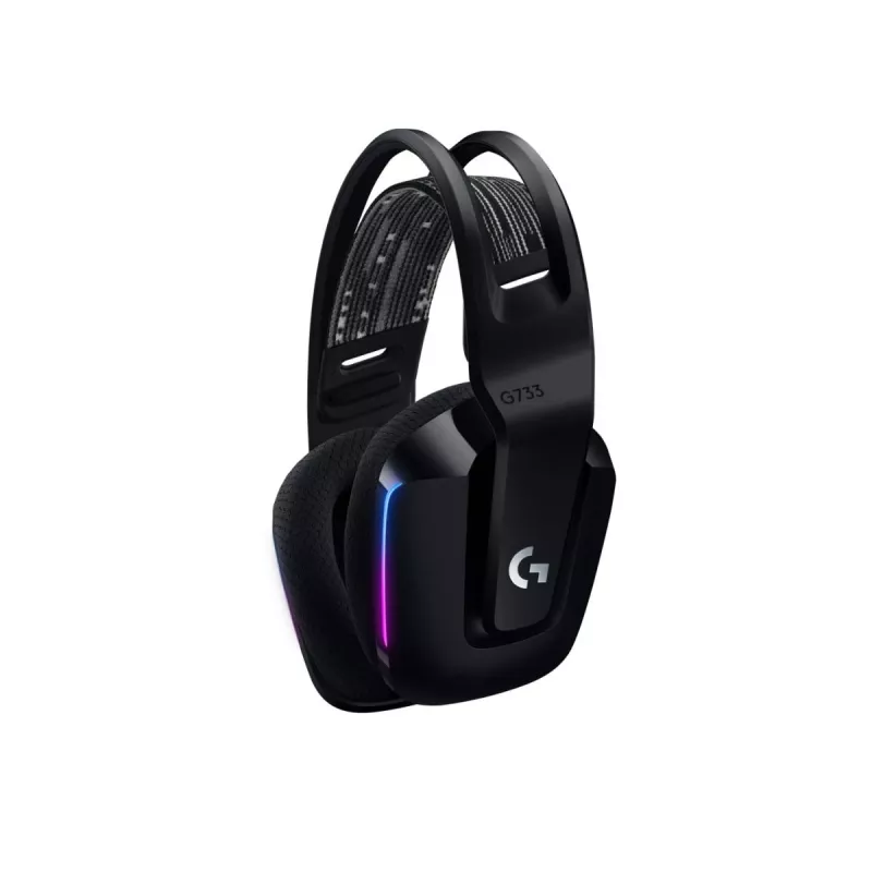 LOGITECH G733 Lightspeed Belaidis RGB Žaidimų Ausinių Rinkinys Juodas