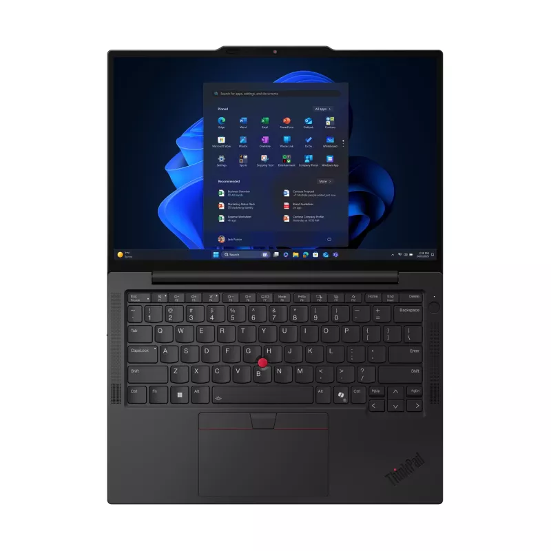 Nešiojamas kompiuteris Lenovo ThinkPad X13 Gen 6 (Intel) — Intel Core Ultra 7 255U, 13,3 colio WUXGA, 32GB LPDDR5x, 1TB SSD, 5G, Windows 11 Pro, juoda