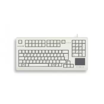 CHERRY TouchBoard G80-1190 klaviatūra, universali USB, QWERTZ vokiškas išdėstymas, pilka