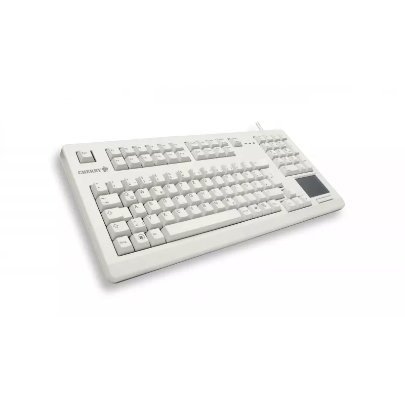CHERRY TouchBoard G80-1190 klaviatūra, universali USB, QWERTZ vokiškas išdėstymas, pilka
