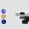 Internetinė kamera Logitech Brio 500 Full HD 4MP USB-C balta