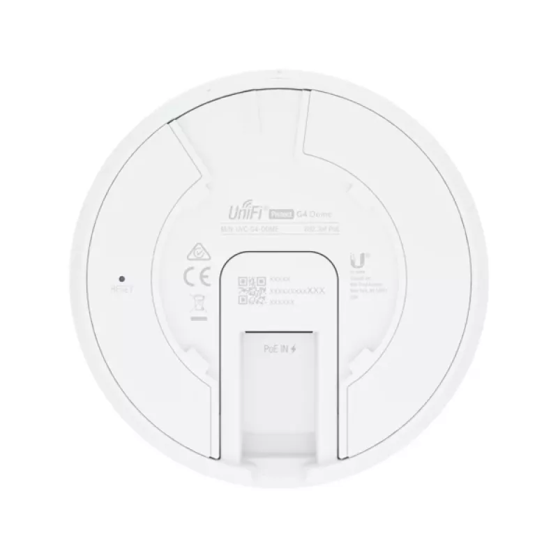 IP apsaugos kupolinė kamera UBIQUITI UVC‑G4‑DOME, 5 MP, lubinė, lauke/patalpose, balta