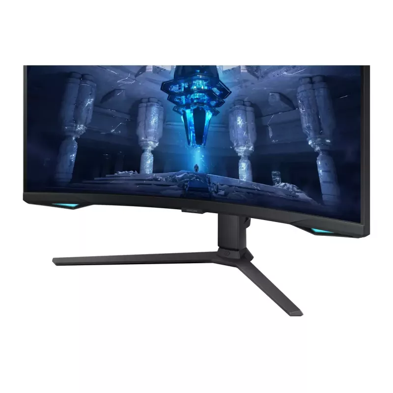 Samsung G75NB 32 colių 4K Ultra HD LED monitorius, lenktas VA ekranas, juodas