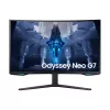 Samsung G75NB 32 colių 4K Ultra HD LED monitorius, lenktas VA ekranas, juodas