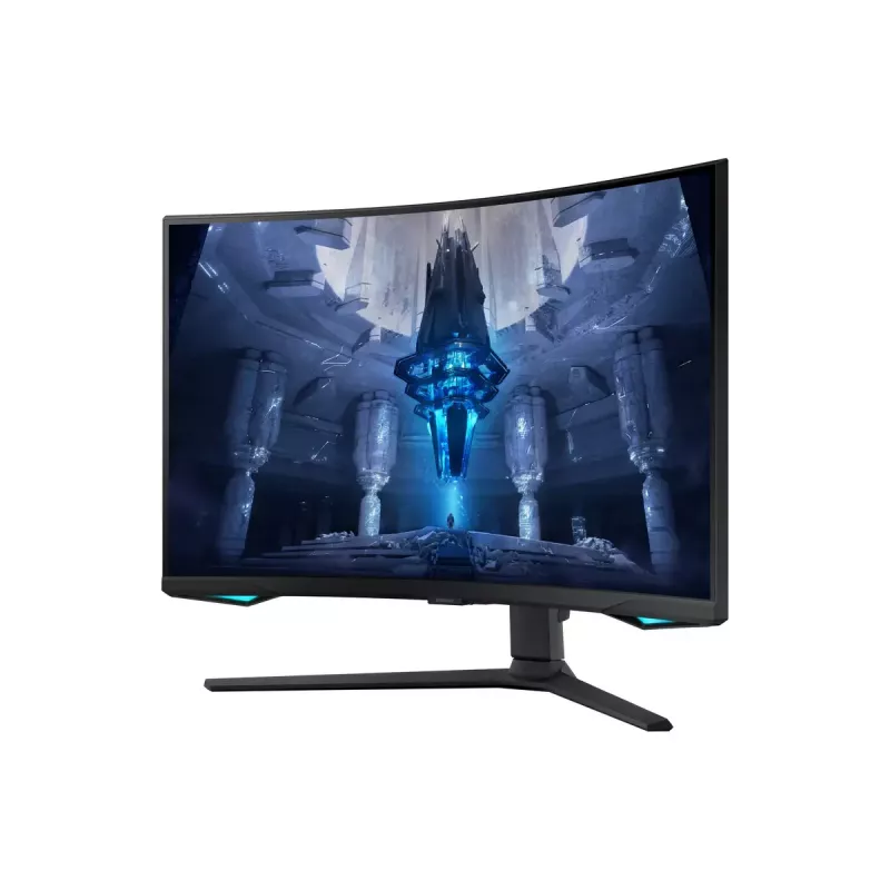 Samsung G75NB 32 colių 4K Ultra HD LED monitorius, lenktas VA ekranas, juodas
