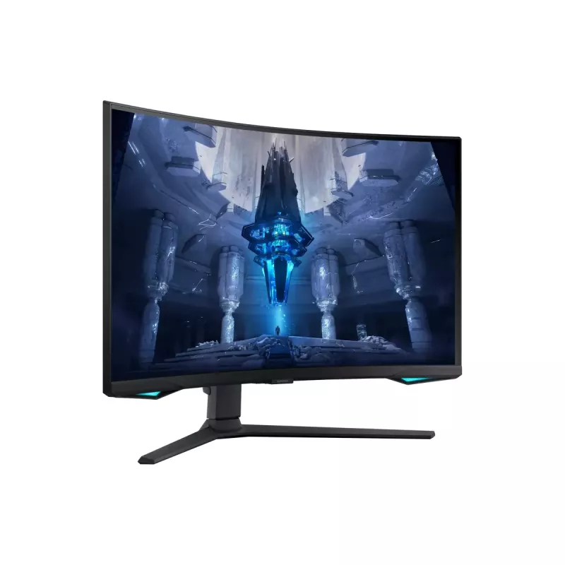 Samsung G75NB 32 colių 4K Ultra HD LED monitorius, lenktas VA ekranas, juodas