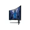 Samsung G75NB 32 colių 4K Ultra HD LED monitorius, lenktas VA ekranas, juodas