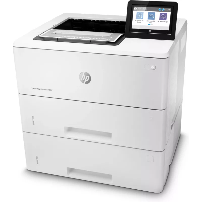 HP LaserJet Enterprise M507x spausdintuvas, lazerinis, 1200 x 1200 DPI, A4, 43 ppm, dvipusis spausdinimas, paruoštas tinklui