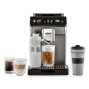 Kombinuotas kavos aparatas De’Longhi ECAM450.86.T – pilnai automatinis, 1,8 L, 300 g, 19 bar, TFT ekranas