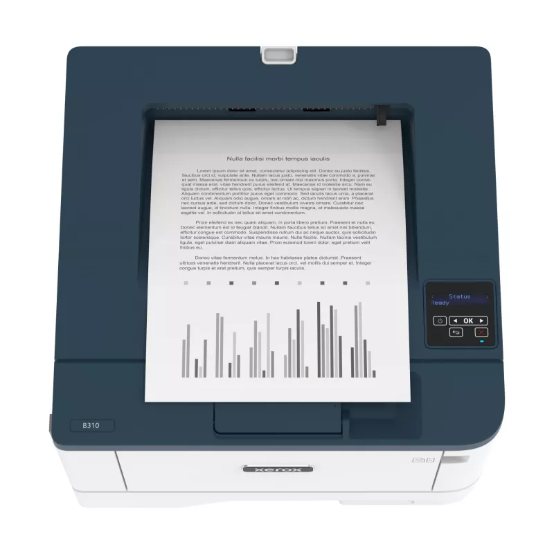 Xerox B310 A4 40ppm belaidis dvipusis spausdintuvas PS3 PCL5e/6 2 padėklai iš viso 350 lapų