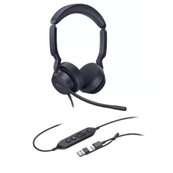 Yealink UH44 Dual Teams USB-C/A ausinės su mikrofonu
