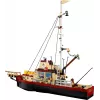 Statybinis žaislas LEGO Ideas 21350 Jaws rinkinys – 1497 dalių, 3 minifigūrėlės, valtis ir ikoniškas ryklys, rekomenduojamas amžius 18+
