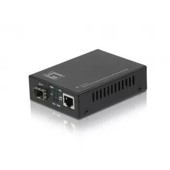 LevelOne GVT-2010 Gigabit medijos keitiklis RJ45 į SFP, PoE PD