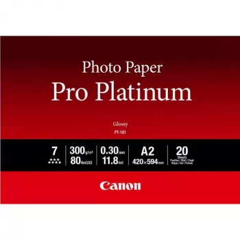Canon PT-101 Pro Platinum A2 blizgus fotopopierius – 20 lapų