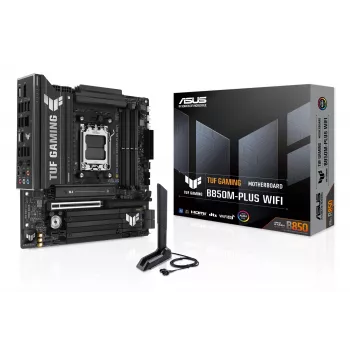 ASUS TUF GAMING B850M-PLUS WIFI AMD B850 Socket AM5 micro ATX pagrindinė plokštė