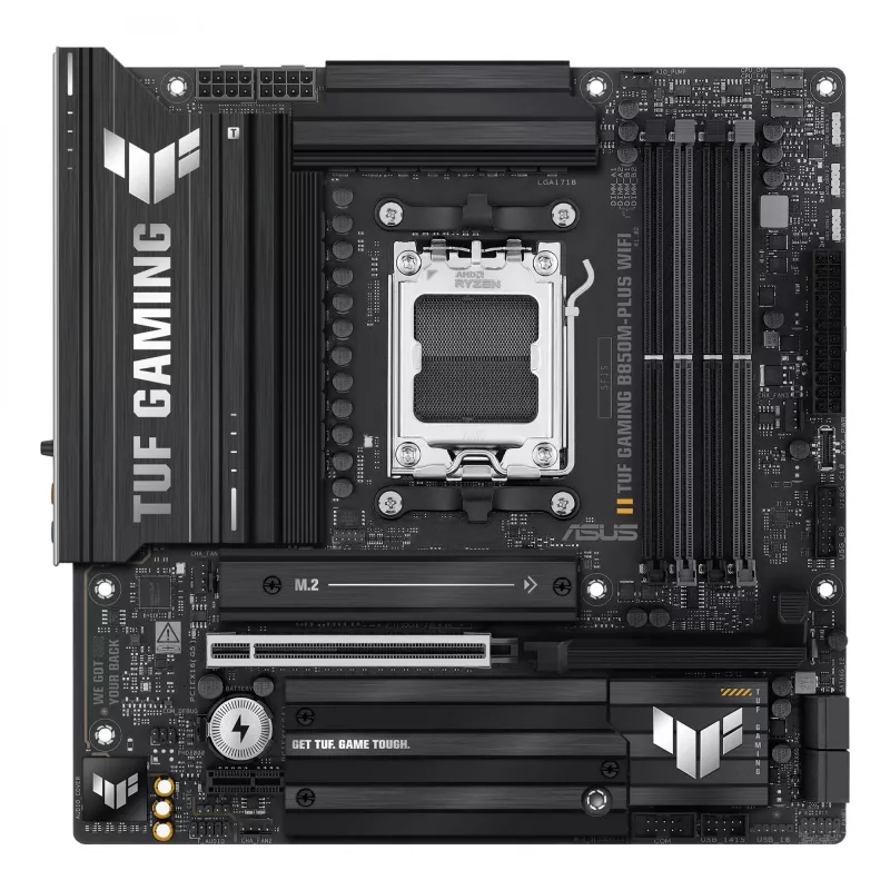 ASUS TUF GAMING B850M-PLUS WIFI AMD B850 Socket AM5 micro ATX pagrindinė plokštė