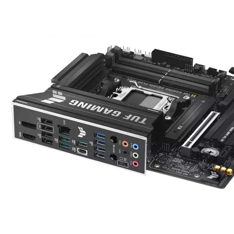 ASUS TUF GAMING B850M-PLUS WIFI AMD B850 Socket AM5 micro ATX pagrindinė plokštė
