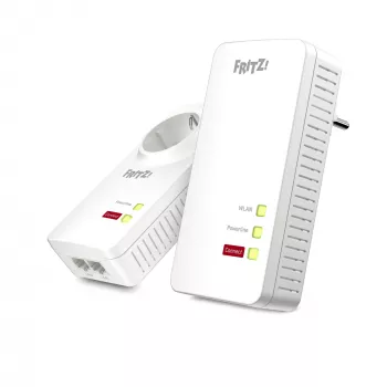 Powerline FRITZ 1260E WLAN rinkinys, 1200 Mbit/s, Ethernet LAN, Wi-Fi, baltas
