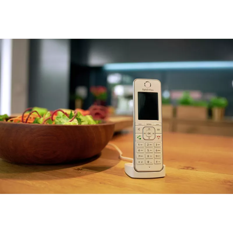 Fon FRITZ C6 DECT belaidis telefonas su garsiakalbiu, baltas