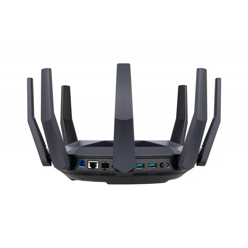 ASUS RT-AX89X AX6000 belaidis maršrutizatorius Ethernet Dviejų juostų (2,4 GHz / 5 GHz) Juoda