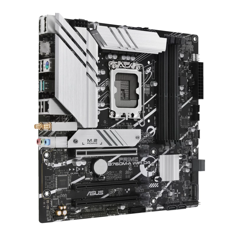 ASUS PRIME B760M-A WIFI D4 pagrindinė plokštė Intel B760 LGA 1700 micro ATX
