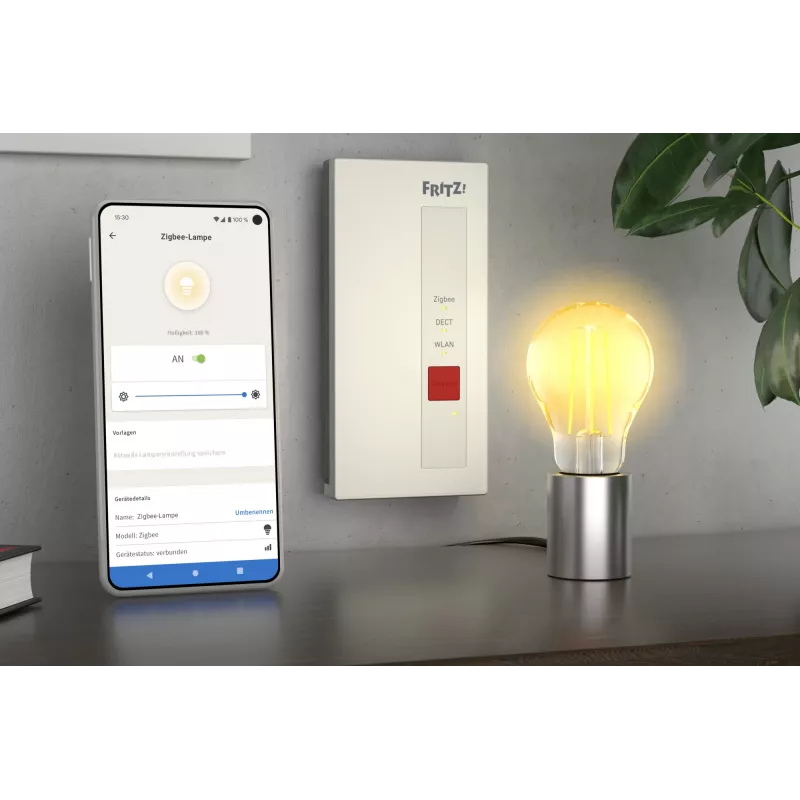 FRITZ!DECT Smart Gateway belaidis baltas Gigabit Ethernet 128 bitų AES