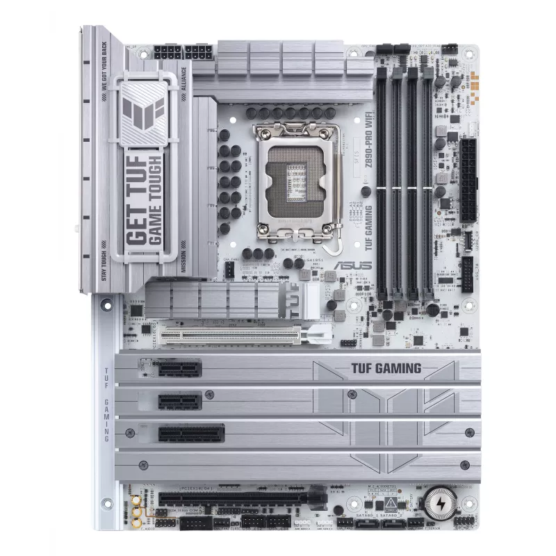 Pagrindinė plokštė ASUS TUF GAMING Z890-PRO WIFI su Intel Z890, LGA 1851 lizdu, ATX, DDR5, Wi-Fi 7