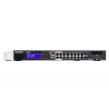 QNAP QGD-1600P valdomas Gigabit Ethernet (10/100/1000) jungiklis su PoE 1U juodai pilkas