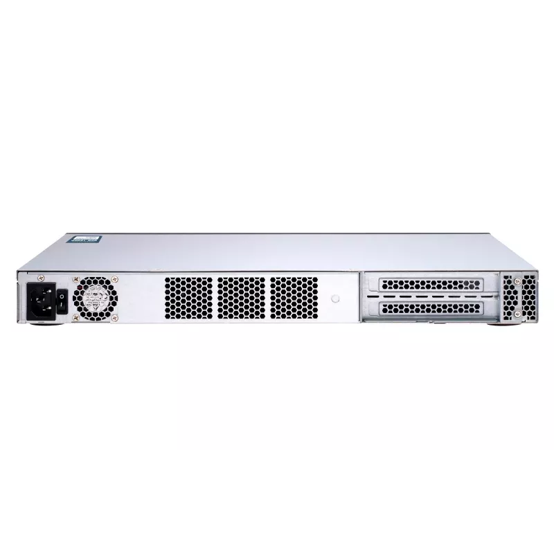 QNAP QGD-1600P valdomas Gigabit Ethernet (10/100/1000) jungiklis su PoE 1U juodai pilkas