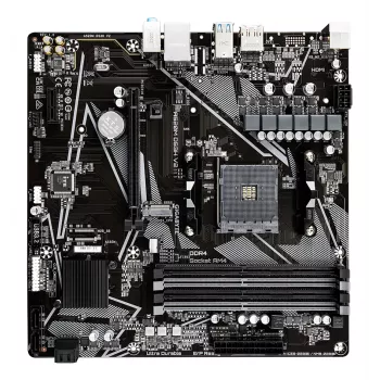 GIGABYTE A520M DS3H V2 pagrindinė plokštė – palaiko AMD Ryzen 5000 serijos AM4 procesorius, iki 4733 MHz DDR4 (OC), PCIe 3.0 x16, GbE LAN, USB 3.2 Gen 1