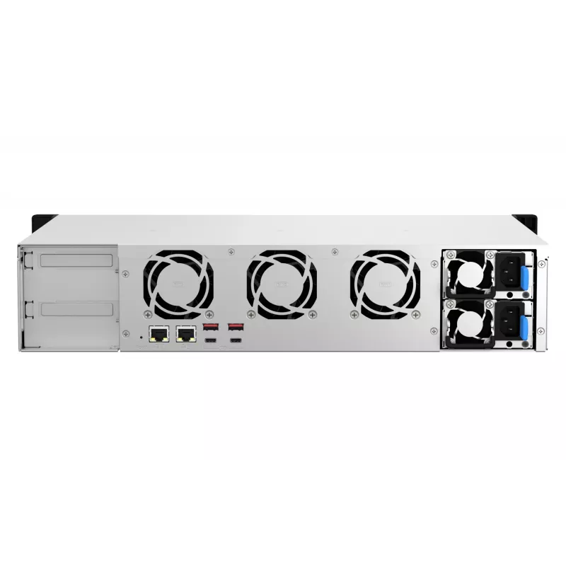 QNAP TS-873AeU-RP NAS stovo (2U) Ryzen Embedded V1500B 4 GB DDR4 0 TB QuTS hero Juoda