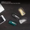 INCA IWM-531RA belaidė Bluetooth ir RF 2,4 GHz pelė – 1600 DPI, tylios jungtys, juoda/sidabrinė