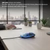 INCA IWM-531RA belaidė Bluetooth ir RF 2,4 GHz pelė – 1600 DPI, tylios jungtys, juoda/sidabrinė