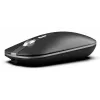 INCA IWM-531RA belaidė Bluetooth ir RF 2,4 GHz pelė – 1600 DPI, tylios jungtys, juoda/sidabrinė