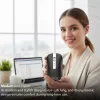 INCA IWM-531RA belaidė Bluetooth ir RF 2,4 GHz pelė – 1600 DPI, tylios jungtys, juoda/sidabrinė