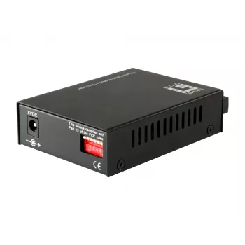 LevelOne GVT-2002 Gigabit medijos keitiklis RJ45 į SC vienmodį šviesolaidį, 20 km
