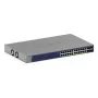 Valdomas Gigabit PoE jungiklis Netgear GS728TXUP — 24 × 10/100/1000 RJ-45, 128 Gbps, 1U, montuojamas į stelažą