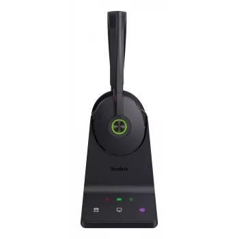 Yealink WH68 UC ausinės, laidinės ir belaidės, 20–20000 Hz, skambučiams/muzikai, 155 g, juodos