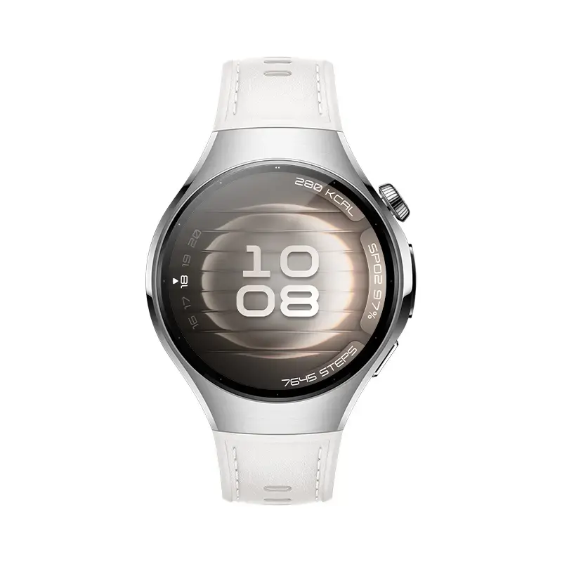 Išmanusis laikrodis HUAWEI WATCH 5 – smėlinis korpusas su balta juosta