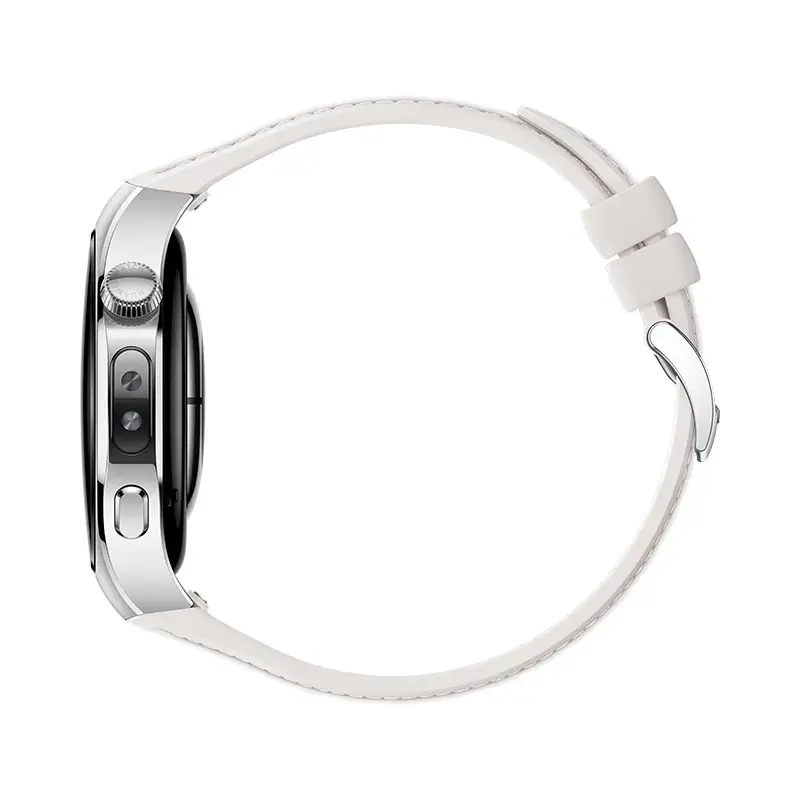 Išmanusis laikrodis HUAWEI WATCH 5 – smėlinis korpusas su balta juosta