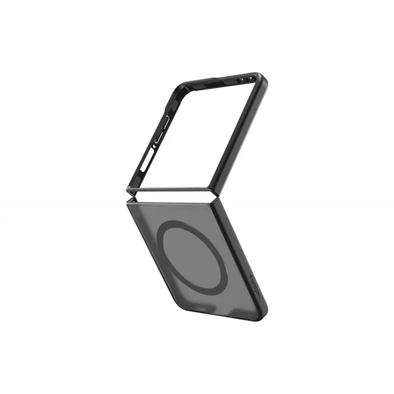 Dėklas Flip Samsung Galaxy Z Flip7 — Samsung Spigen Capella Pro, Skaidrus, PC+TPU, 6.9 colio ekranui