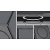 Dėklas Flip Samsung Galaxy Z Flip7 — Samsung Spigen Capella Pro, Skaidrus, PC+TPU, 6.9 colio ekranui
