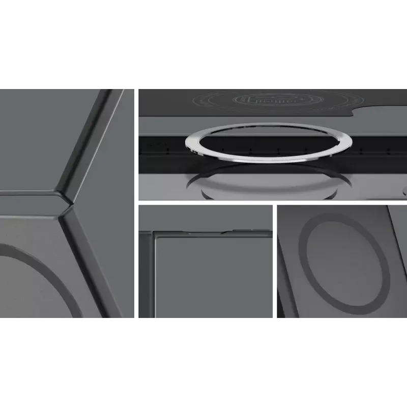 Dėklas Flip Samsung Galaxy Z Flip7 — Samsung Spigen Capella Pro, Skaidrus, PC+TPU, 6.9 colio ekranui