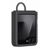 Samsung EF-PF741TBEGWW silikoninis dėklas, skirtas Galaxy Z Flip7 FE, juodas