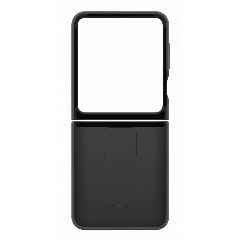 Samsung EF-PF741TBEGWW silikoninis dėklas, skirtas Galaxy Z Flip7 FE, juodas