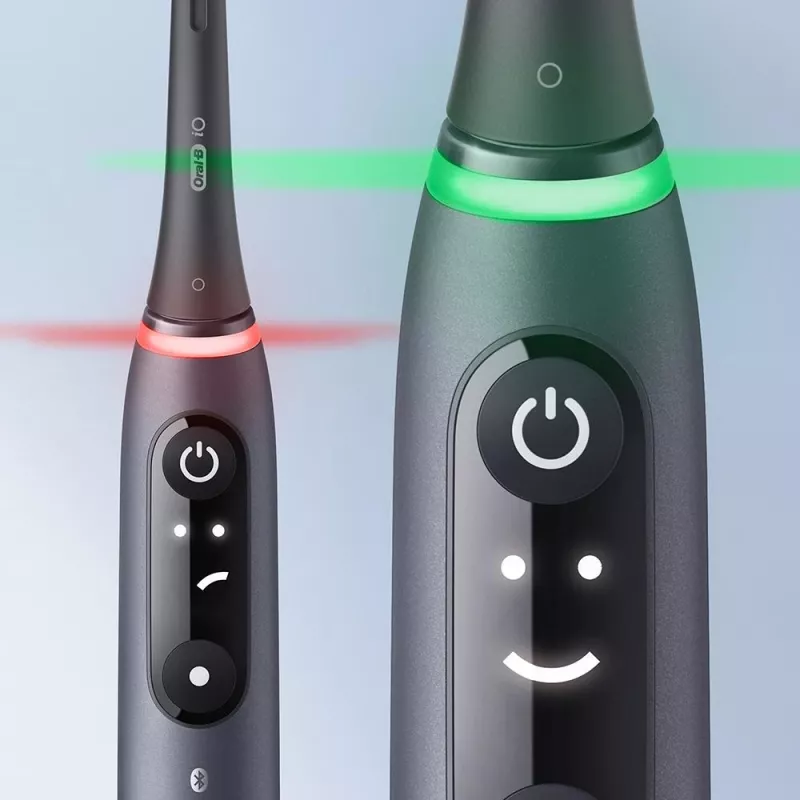 Oral-B iO elektrinis dantų šepetėlis suaugusiems sukamas juodas