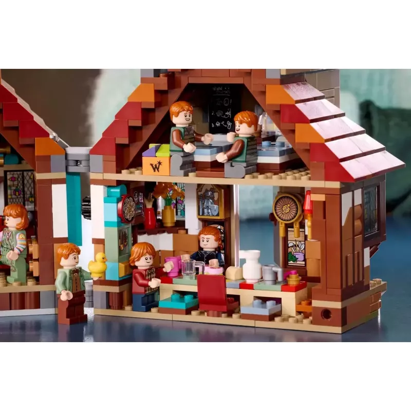 LEGO Harry Potter Riedlų namai Kolekcinis leidimas 76437 statybinis rinkinys, 2405 dalių, 10 minifigūrėlių, 460×250×230 mm