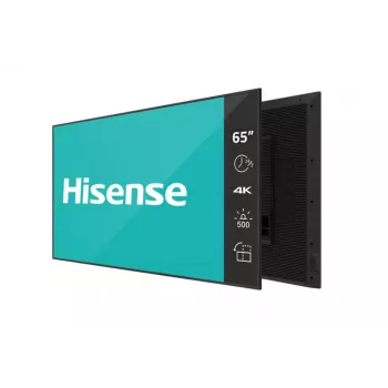 „Hisense 65DM66D“ skaitmeninis ekranas 165,1 cm (65 col.) LED Wi-Fi 500 cd/m² 4K Ultra HD juodas su įmontuotu procesoriumi Android 11 24/7