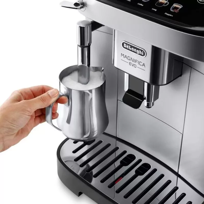 Kombinuotas kavos aparatas De’Longhi Magnifica ECAM290.31.SB — 1,8 L vandens talpa, 250 g pupelių talpykla, 15 bar, 2 puodeliai